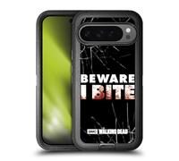 Head Case Designs Officially Licensed AMC The Walking Dead I Bite Typography Ultra-Armoured Shockproof Case [Military Grade Protection] Compatible With Google Pixel 9 Pro XL