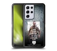 Head Case Designs Officially Licensed AMC The Walking Dead Join Us Rick Grimes Legacy Ultra-Armoured Shockproof Case [Military Grade Protection] Compatible With Samsung Galaxy S21 Ultra 5G