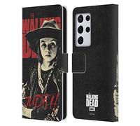 Head Case Designs Officially Licensed AMC The Walking Dead Judith Season 10 Character Portraits Leather Wallet Case Compatible With Samsung Galaxy S21 Ultra 5G