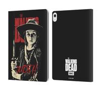 Head Case Designs Officially Licensed AMC The Walking Dead Judith Season 10 Character Portraits Leather Wallet Case Compatible With Apple iPad Air 13 2024/2025