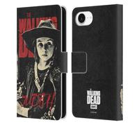 Head Case Designs Officially Licensed AMC The Walking Dead Judith Season 10 Character Portraits Leather Wallet Case Compatible With Apple iPhone 16e