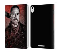 Head Case Designs Officially Licensed AMC The Walking Dead Lucille 2 Negan Leather Wallet Case Compatible With Apple iPad 10.9 2022/2025