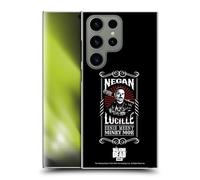Head Case Designs Officially Licensed AMC The Walking Dead Lucille Negan Biker Art Hard Back Case Compatible With Samsung Galaxy S24 Ultra 5G