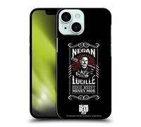 Head Case Designs Officially Licensed AMC The Walking Dead Lucille Negan Biker Art Hard Back Case Compatible With Apple iPhone 13 Mini