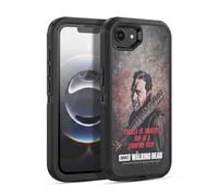 Head Case Designs Officially Licensed AMC The Walking Dead Lucille Vampire Bat Negan Ultra-Armoured Shockproof Case [Military Grade Protection] Compatible With Apple iPhone 16e / iPhone 17e