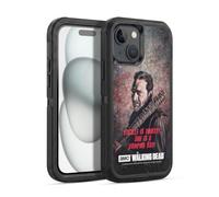 Head Case Designs Officially Licensed AMC The Walking Dead Lucille Vampire Bat Negan Ultra-Armoured Shockproof Case [Military Grade Protection] Compatible With Apple iPhone 15