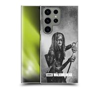 Head Case Designs Officially Licensed AMC The Walking Dead Michonne Double Exposure Hard Back Case Compatible With Samsung Galaxy S24 Ultra 5G
