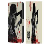 Head Case Designs Officially Licensed AMC The Walking Dead Michonne Silhouettes Leather Wallet Case Compatible With Samsung Galaxy S25 FE
