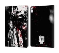 Head Case Designs Officially Licensed AMC The Walking Dead Morgan And Lurker Gore Leather Wallet Case Compatible With Apple iPad Air 13 2024/2025