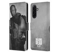 Head Case Designs Officially Licensed AMC The Walking Dead Morgan Double Exposure Leather Wallet Case Compatible With Samsung Galaxy A17 4G / 5G