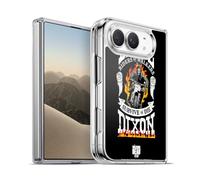 Head Case Designs Officially Licensed AMC The Walking Dead Motorcycle Flames Daryl Dixon Biker Art Gel Case [Military Grade Protection] Compatible with Apple iPhone Duo and Compatible with MagSafe