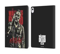 Head Case Designs Officially Licensed AMC The Walking Dead Negan Season 10 Character Portraits Leather Wallet Case Compatible With Apple iPad Air 13 2024/2025
