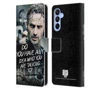 Head Case Designs Officially Licensed AMC The Walking Dead Question Rick Grimes Legacy Leather Wallet Case Compatible With Samsung Galaxy A16 5G