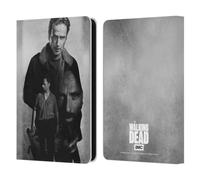 Head Case Designs Officially Licensed AMC The Walking Dead Rick Double Exposure Leather Wallet Case Compatible With Amazon Kindle 11th Gen 6in 2022