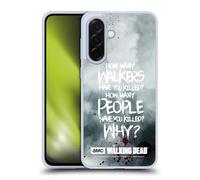 Head Case Designs Officially Licensed AMC The Walking Dead Rick Questions Quotes Gel Case [Military Grade Protection] Compatible With Samsung Galaxy A36 5G