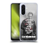Head Case Designs Officially Licensed AMC The Walking Dead Rick Talk Quotes Gel Case [Military Grade Protection] Compatible With Samsung Galaxy A26 5G