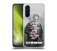 Head Case Designs Officially Licensed AMC The Walking Dead Rick Talk Quotes Gel Case [Military Grade Protection] Compatible With Samsung Galaxy A36 5G