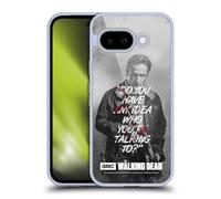 Head Case Designs Officially Licensed AMC The Walking Dead Rick Talk Quotes Gel Case [Military Grade Protection] Compatible With Google Pixel 9A