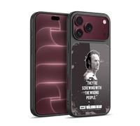 Head Case Designs Officially Licensed AMC The Walking Dead Rick Trap Quotes Gel Armour Case [Military Grade Protection] Compatible With Apple iPhone 18 Pro Max