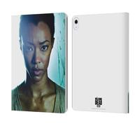 Head Case Designs Officially Licensed AMC The Walking Dead Sasha Characters Leather Wallet Case Compatible With Apple iPad Air 13 2024/2025