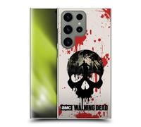 Head Case Designs Officially Licensed AMC The Walking Dead Skull Silhouettes Hard Back Case Compatible With Samsung Galaxy S24 Ultra 5G