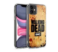 Head Case Designs Officially Licensed AMC The Walking Dead Stacked Logo Gel Case [Military Grade Protection] Compatible with Apple iPhone 11 and Compatible with MagSafe