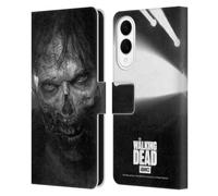 Head Case Designs Officially Licensed AMC The Walking Dead Stare Logo Leather Wallet Case Compatible With Samsung Galaxy S25 Edge