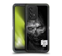 Head Case Designs Officially Licensed AMC The Walking Dead Stare Logo Ultra-Armoured Shockproof Case [Military Grade Protection] Compatible With Samsung Galaxy A53 5G (2022)