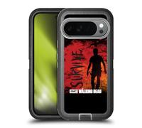 Head Case Designs Officially Licensed AMC The Walking Dead Survive Rick Machete Typography Ultra-Armoured Shockproof Case [Military Grade Protection] Compatible With Google Pixel 10