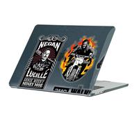 Head Case Designs Officially Licensed AMC The Walking Dead Survivors Icons Black Glitter Hard Crystal Armour Laptop Case compatible with MacBook Air 13.6" M2 A2681/M3 A3113/M4 A3240 2022/2024/2025