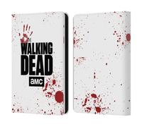 Head Case Designs Officially Licensed AMC The Walking Dead White Logo Leather Wallet Case Compatible With Amazon Kindle 11th Gen 6in 2022