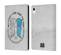 Head Case Designs Officially Licensed AMC The Walking Dead Wings Daryl Dixon Iconic Leather Wallet Case Compatible With Apple iPad mini (2021/2024)