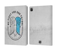 Head Case Designs Officially Licensed AMC The Walking Dead Wings Daryl Dixon Iconic Leather Wallet Case Compatible With Apple iPad Pro 12.9 2020/2021/2022