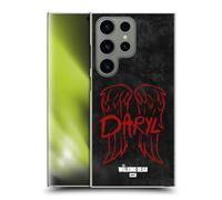 Head Case Designs Officially Licensed AMC The Walking Dead Wings Logo Daryl Dixon Iconic Hard Back Case Compatible With Samsung Galaxy S24 Ultra 5G