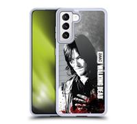 Head Case Designs Officially Licensed AMC The Walking Dead Wounded Hand Gore Gel Case [Military Grade Protection] Compatible with Samsung Galaxy S21 5G and Compatible with MagSafe