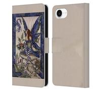 Head Case Designs Officially Licensed Amy Brown Bottom Of The Garden Pixies Leather Wallet Case Compatible With Apple iPhone 16e