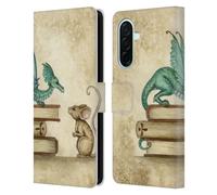 Head Case Designs Officially Licensed Amy Brown Curious Encounter Folklore Leather Wallet Case Compatible With Samsung Galaxy A26 5G