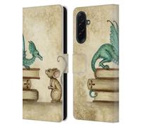 Head Case Designs Officially Licensed Amy Brown Curious Encounter Folklore Leather Wallet Case Compatible With Samsung Galaxy A36 5G