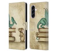 Head Case Designs Officially Licensed Amy Brown Curious Encounter Folklore Leather Wallet Case Compatible With Samsung Galaxy A56 5G
