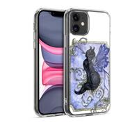 Head Case Designs Officially Licensed Amy Brown Fairy Cat Folklore Gel Case [Military Grade Protection] Compatible with Apple iPhone 11 and Compatible with MagSafe