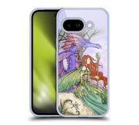 Head Case Designs Officially Licensed Amy Brown Fairy On A Journey With Dragon Mystical Art Gel Case [Military Grade Protection] Compatible With Google Pixel 9A