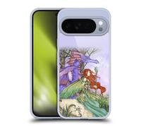 Head Case Designs Officially Licensed Amy Brown Fairy On A Journey With Dragon Mystical Art Gel Case [Military Grade Protection] Compatible with Google Pixel 10 Pro XL and Compatible with MagSafe