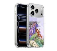 Head Case Designs Officially Licensed Amy Brown Fairy On A Journey With Dragon Mystical Art Gel Case [Military Grade Protection] Compatible with Apple iPhone 17 Pro and Compatible with MagSafe