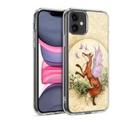 Head Case Designs Officially Licensed Amy Brown Fox Fairy Mythical Gel Case [Military Grade Protection] Compatible with Apple iPhone 11 and Compatible with MagSafe