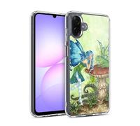 Head Case Designs Officially Licensed Amy Brown Frog Gossip Pixies Gel Case [Military Grade Protection] Compatible With Samsung Galaxy A07 4G