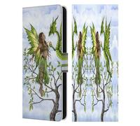 Head Case Designs Officially Licensed Amy Brown Fruitful Pixie Elemental Series Leather Wallet Case Compatible With Samsung Galaxy S25 FE