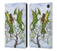 Head Case Designs Officially Licensed Amy Brown Fruitful Pixie Elemental Series Leather Wallet Case Compatible With Amazon Fire 7 2022
