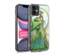 Head Case Designs Officially Licensed Amy Brown Green Winged Lovely Fairies Gel Case [Military Grade Protection] Compatible with Apple iPhone 11 and Compatible with MagSafe