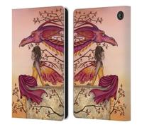 Head Case Designs Officially Licensed Amy Brown Greeting The Dawn Elemental Series Leather Wallet Case Compatible With Amazon Fire 7 2022