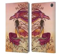 Head Case Designs Officially Licensed Amy Brown Greeting The Dawn Elemental Series Leather Wallet Case Compatible With Amazon Fire Max 11 2023